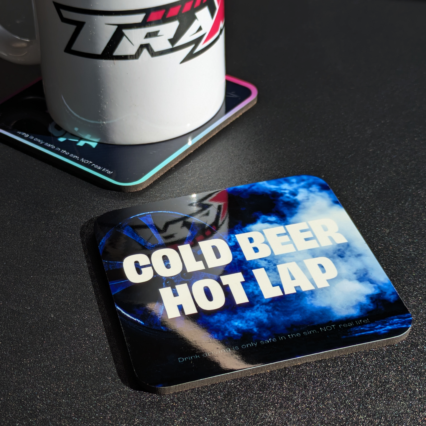 Drinks Coaster - Cold Beer Hot Lap