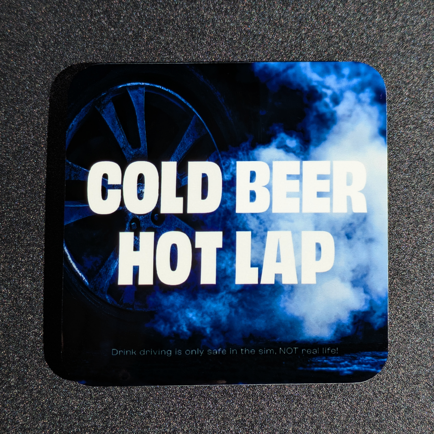 Drinks Coaster - Cold Beer Hot Lap